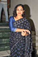 Nithya Menon In Black Saree Photos